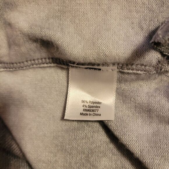 Arizona  set of (2) cropped XXXL tops gray tie dye/ olive green NWT - Picture 6 of 9